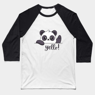 Panda - yellow! Baseball T-Shirt